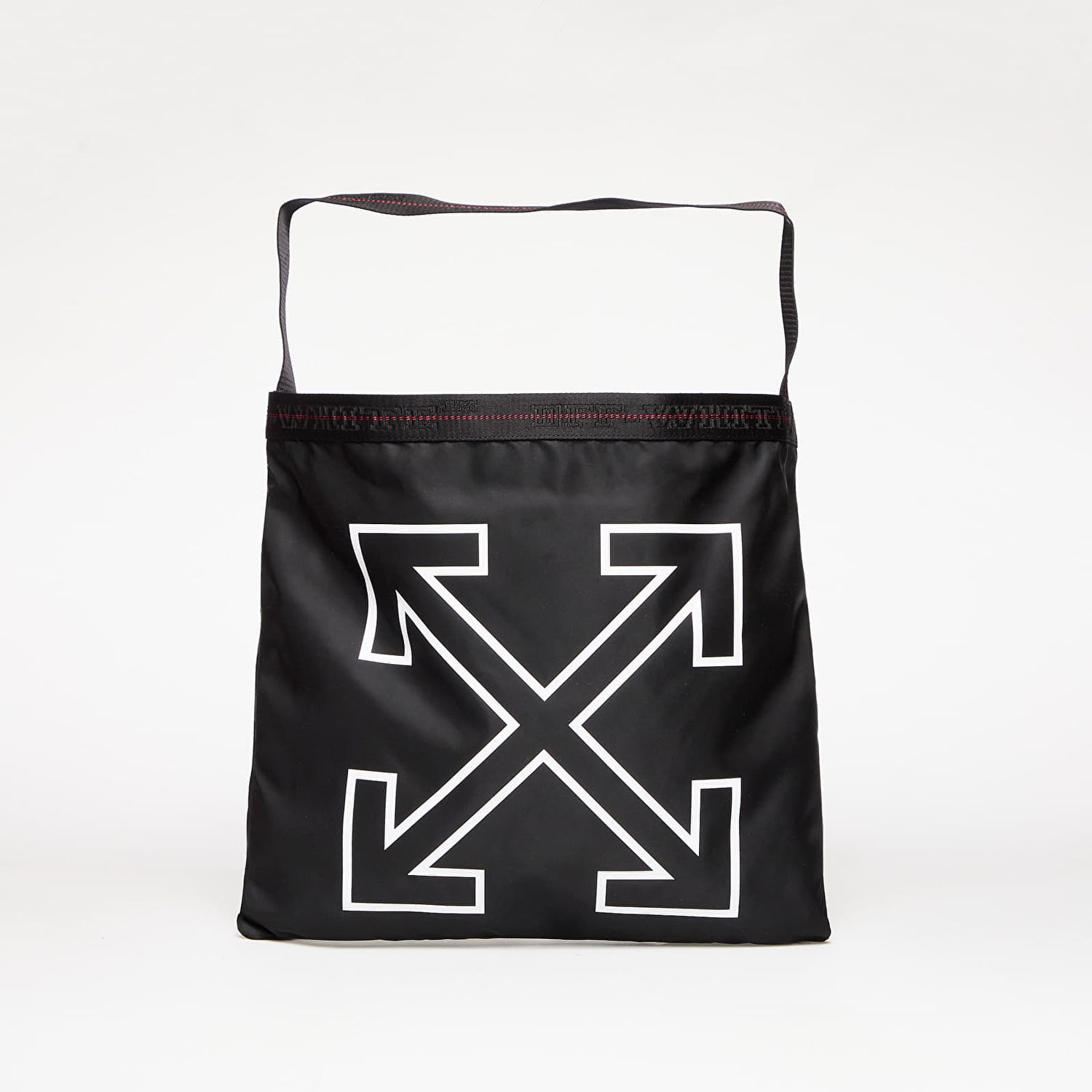 Голяма пазарска чанта Off-White Black and White Heritage Tote Bag Черно | OMNA20LC99FAB0011001, 0