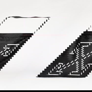 Голяма пазарска чанта Off-White Black and White Heritage Tote Bag Черно | OMNA20LC99FAB0011001, 0