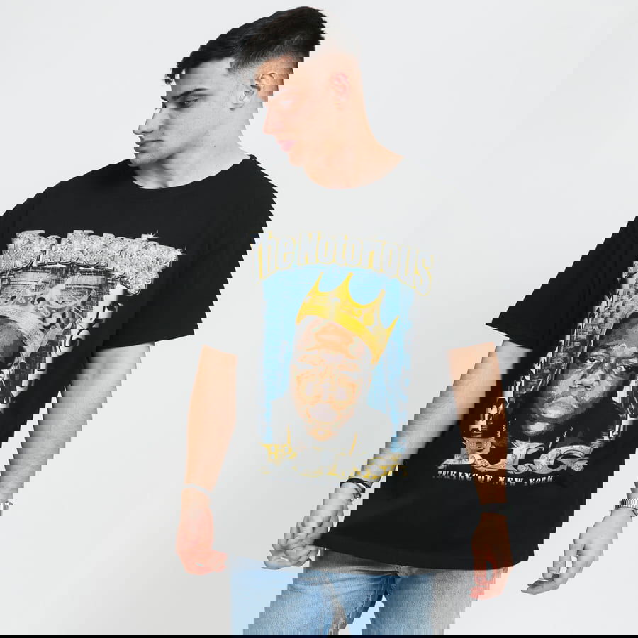 Тениска Urban Classics Biggie Crown Oversize Tee Черно | MT1821, 0