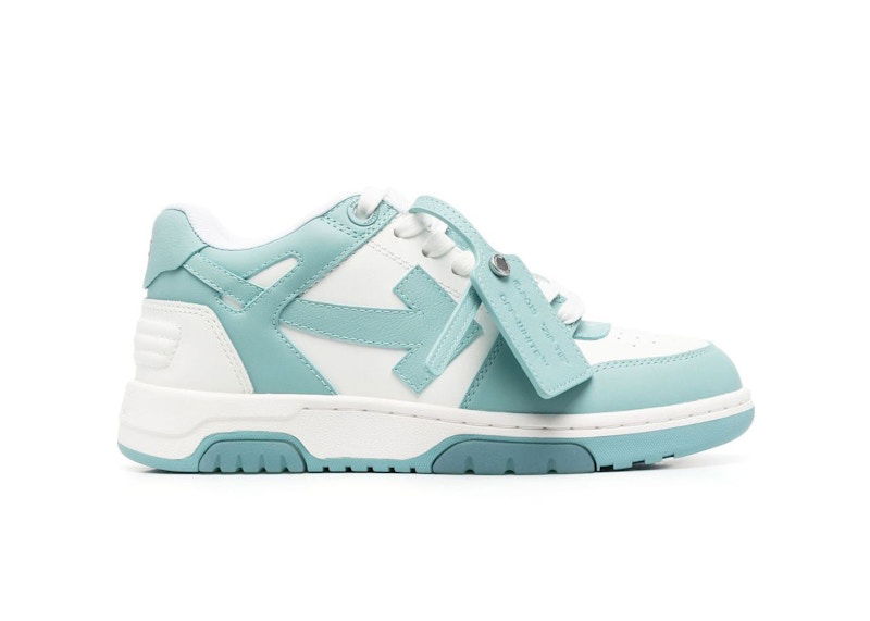 Кецове и обувки Off-White Out Of Office OOO Low Tops Celadon W Тюркоазено | OWIA259S23LEA0014901, 0