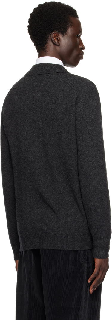 Пуловер BEAMS BEAMS PLUS Knit Polo Сиво | 38120004103, 2