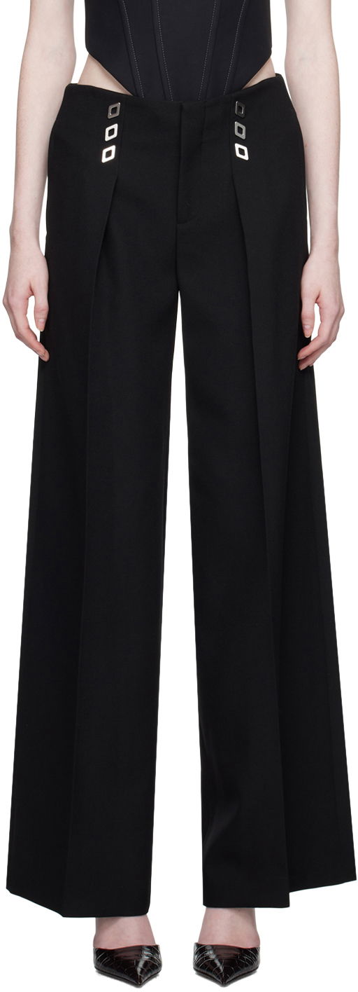 Панталони Dion Lee Diamond Stud Trousers Черно | C2160F23, 0