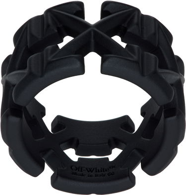 Пръстен Off-White Off-White Arrow Ring Черно | OMOC07FC99MET0011000, 0