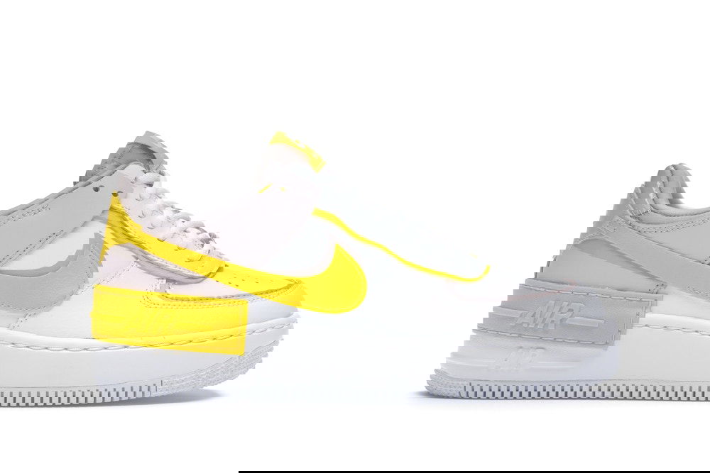 Кецове и обувки Nike Air Force 1 Low Shadow "White Barely Rose Speed Yellow" W Бяло | CJ1641-102, 0