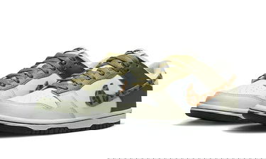Кецове и обувки Nike Dunk Low "Leopard" GS Зелено | DX9282-100, 1