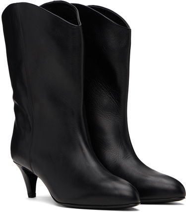 Облекло BY FAR BY FAR Osage Leather Ankle Boots Черно | MWFBO067CL013BK001PL, 3