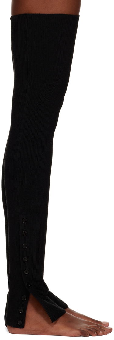 Ръкавици LEMAIRE Lemaire Buttoned Leg Warmers Черно | KN659 LK087, 2