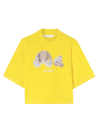 Bear Printed Fitted T-Shirt