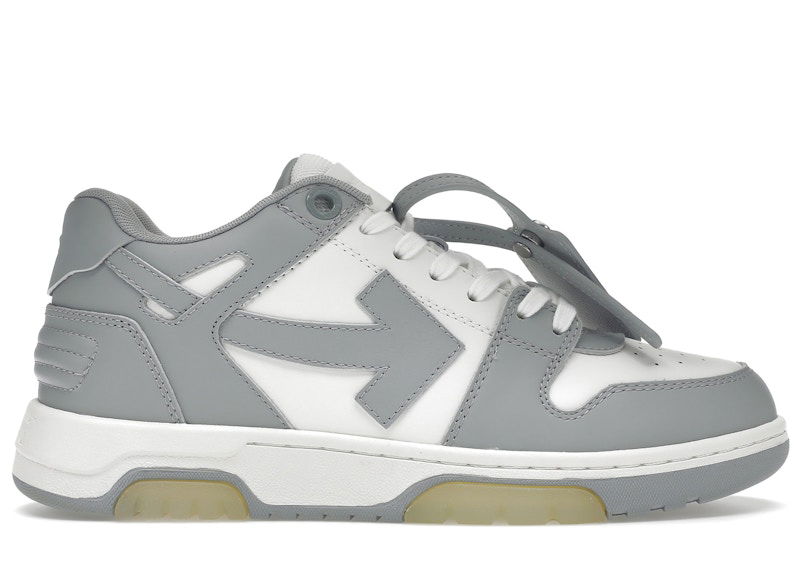Кецове и обувки Off-White Out Of Office "OOO" Low Tops Grey White Сиво | OMIA189S22LEA0010109 / OMIA189F22LEA0010109 / OMIA189C99LEA0040901, 0