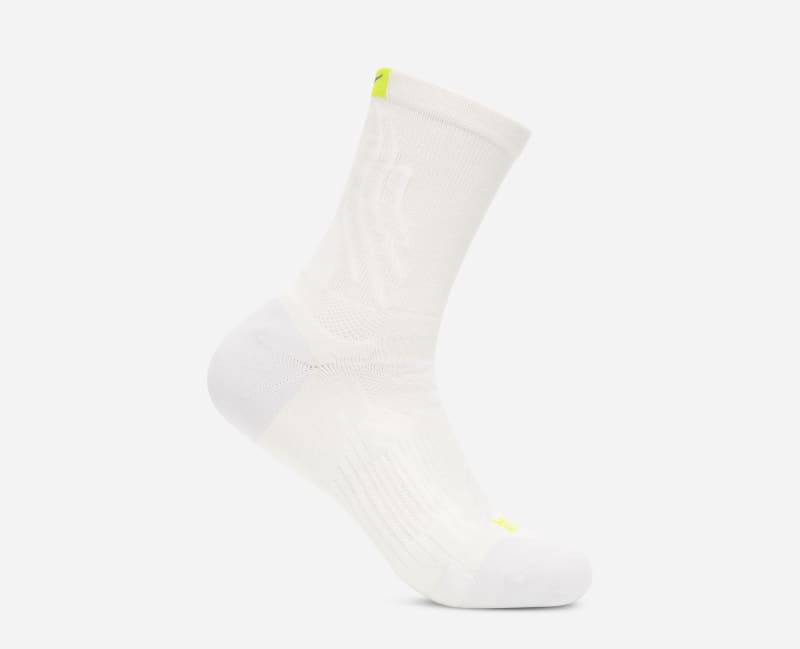 Чорапи Hoka One One Bondi Quarter Run Socks, Size Large Бяло | 1164350-WHT, 0