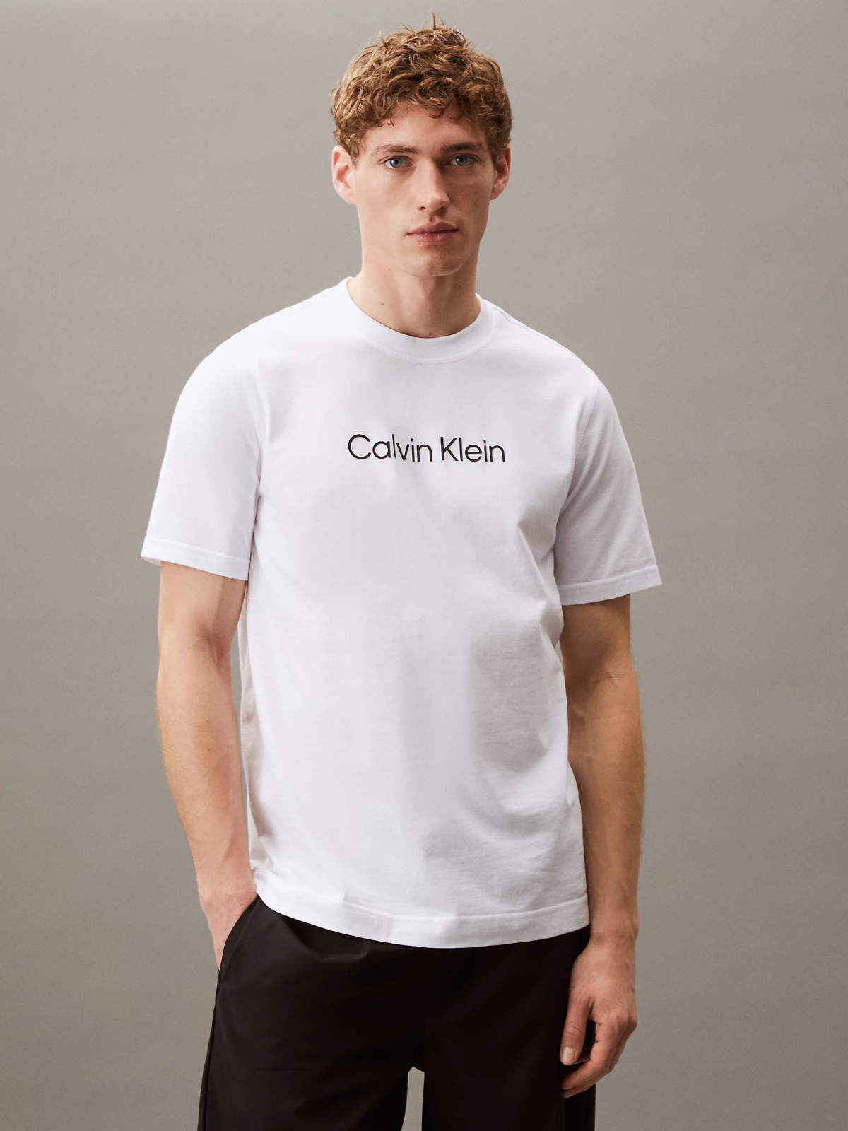 Тениска CALVIN KLEIN Calvin Klein Graphic Short Sleeve T-Shirt Бяло | LVGMS5K182-100, 0