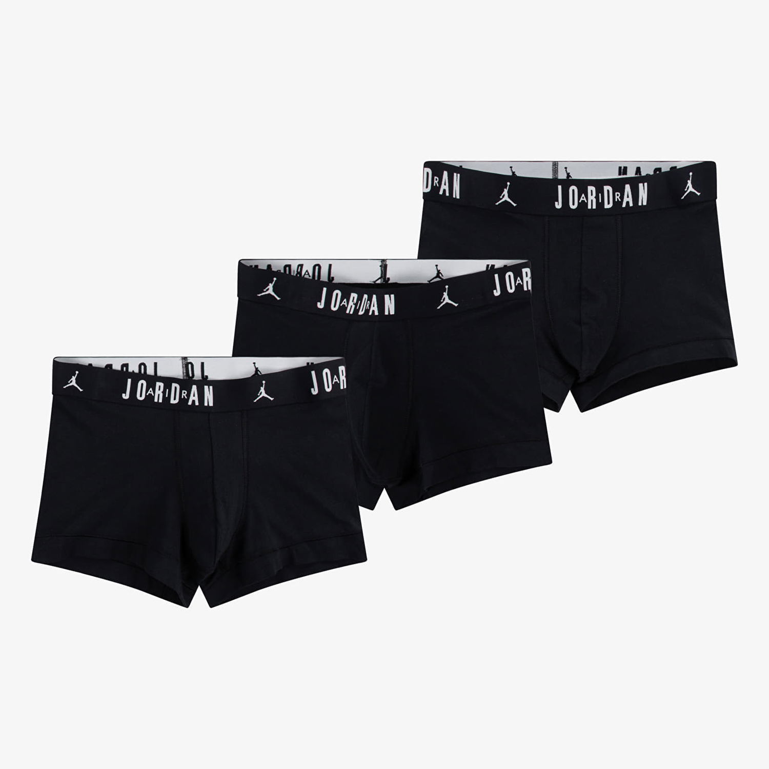 Бельо и чорапи Jordan Jordan Mens Flight Cotton 3-Pack Trunk Black M Черно | JM0693-023, 0