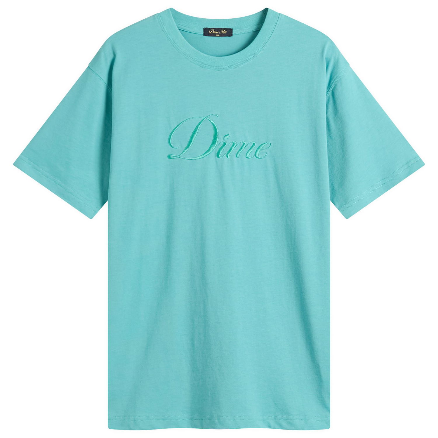 Тениска Dime Dime Cursive T-Shirt, Size Large Тюркоазено | DIMEFA2574TEA, 0
