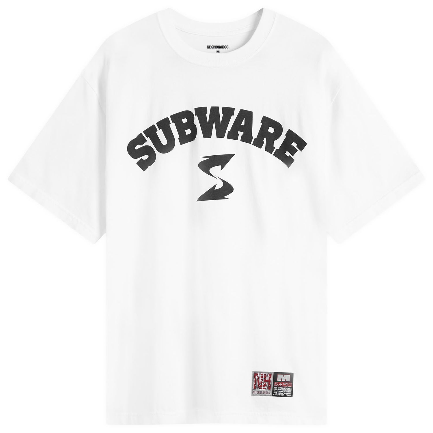 Тениска Neighborhood Subware SS-3 Graphic T-Shirt Бяло | 242PC49N-ST03-WHT, 0