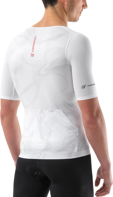 Тениска Compressport Postural Aero Short Sleeve Top Бяло | am00178b-am00178b0011, 1