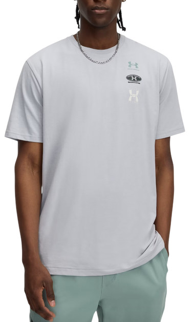 Тениска Under Armour 60/40S EVOL Logo Short Sleeve T-Shirt Сиво | 1390165-011, 0