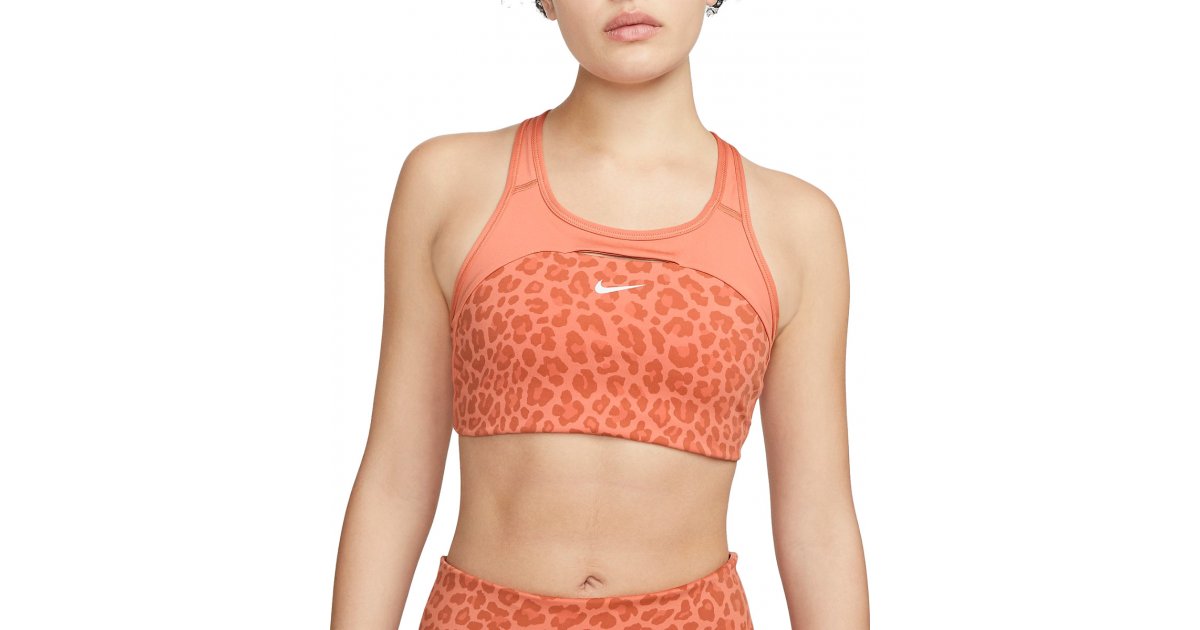Сутиен Nike Nike Dri-FIT Swoosh Medium-Support Sports Bra Оранжево
 | dm0633-827, 1