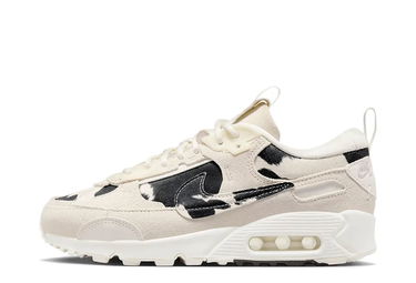 Кецове и обувки Nike Air Max 90 Futura Cow Print W Бяло | FN7170-133, 3