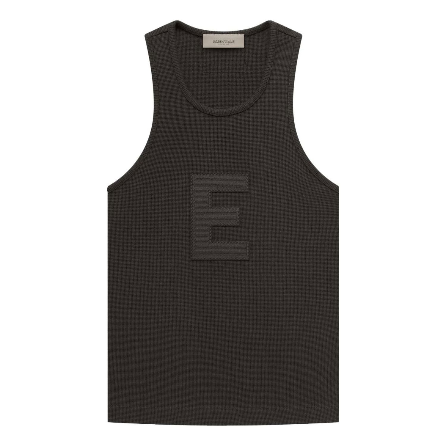 Потник Fear of God Fear of God Essentials Waffle Tank Черно | FOG-SS23-238, 0