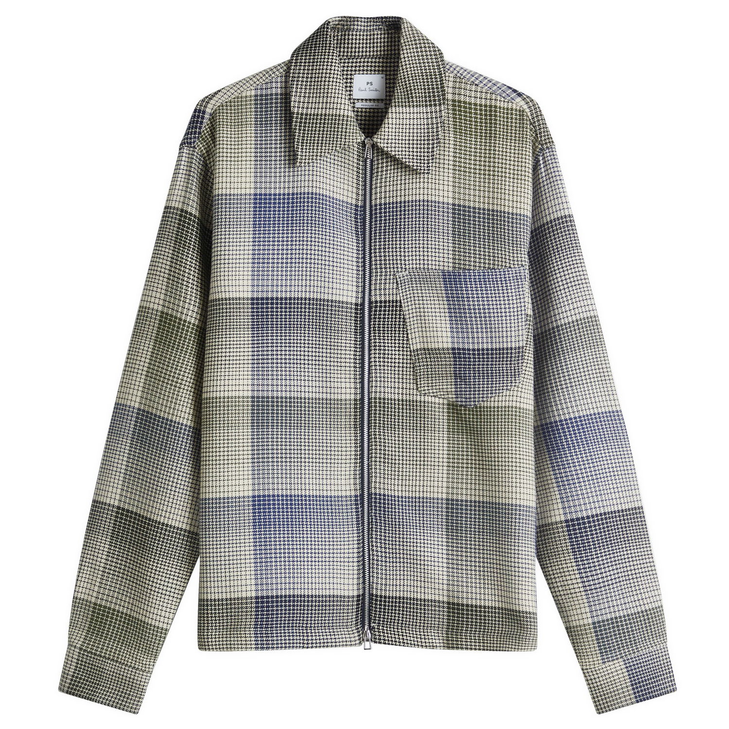 Риза Paul Smith Paul Smith Zip Front Plaid Shirt Многоцветен | M2R-366Z-P22265-60, 0