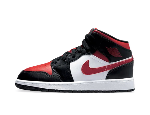Кецове и обувки Jordan Air Jordan 1 Mid "Alternate Bred Toe" GS Червено | 554725-079