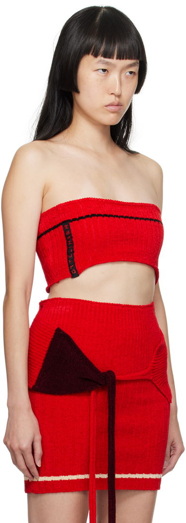 Пола Ottolinger Ottolinger Patch Tube Top Червено | 708101, 1