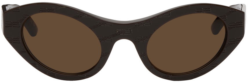 Слънчеви очила Balenciaga Monogram Sunglasses Кафяво | BB0250S, 0