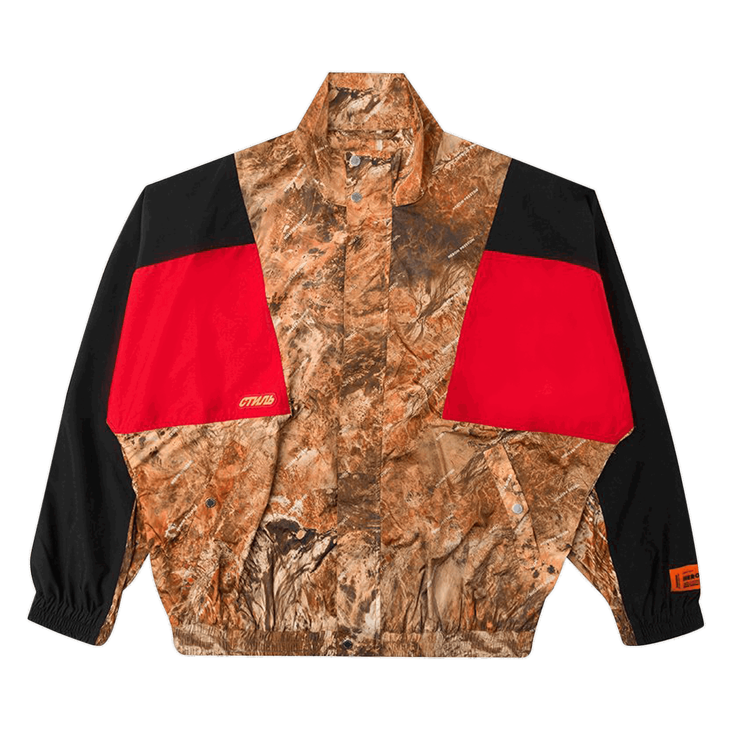 Яке HERON PRESTON Camouflage Track Jacket Червено | HMEA026S197410138888, 0
