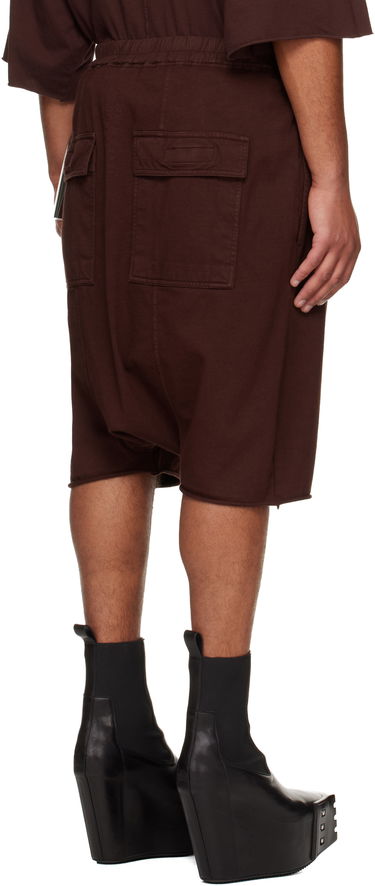 Къси панталони Rick Owens Rick Owens DRKSHDW Concordians Drawstring Pods Shorts Кафяво | DU02E7380 RIGP, 2