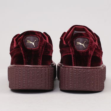 Кецове и обувки Puma FENTY / Creeper Velvet royalpurple - purple - royalpurple Бургунди | 364466 02, 3