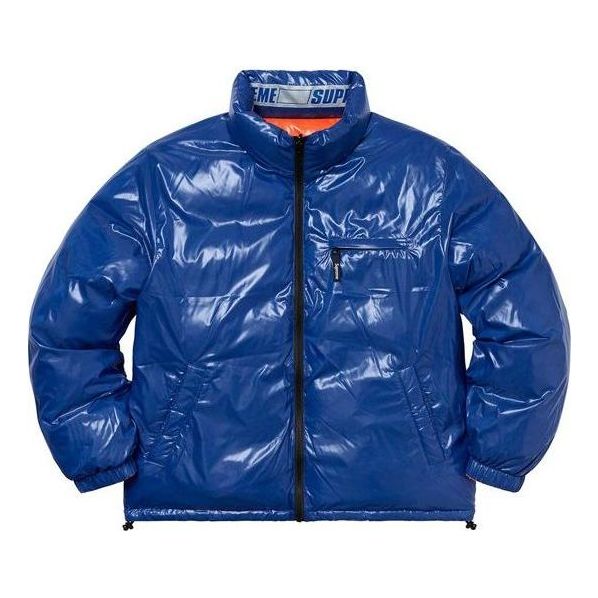 Пухо яке Supreme Shiny Reversible Puffer Jacket Синьо | SUP-SS20-165, 0