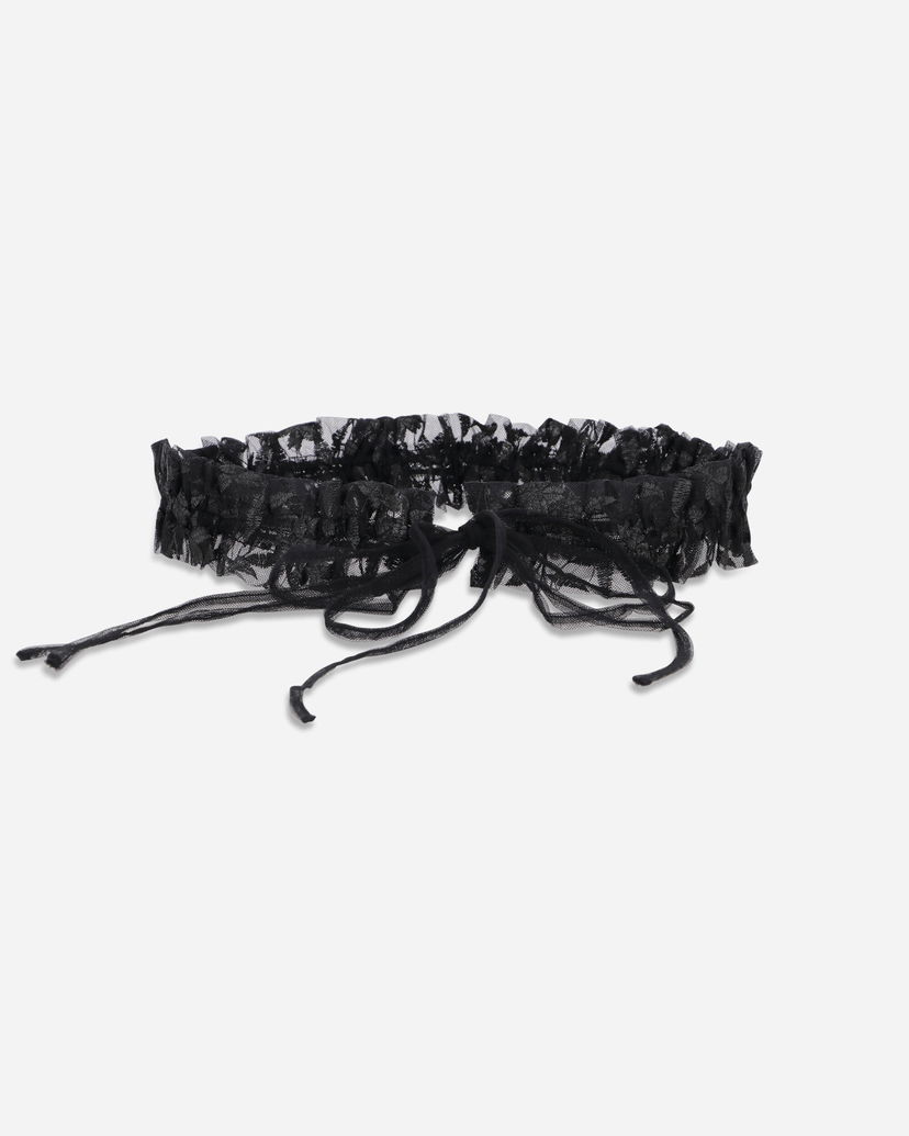 Колани OpéraSPORT Coralie Lace Waist Belt with Ties Черно | A40FW25  4
