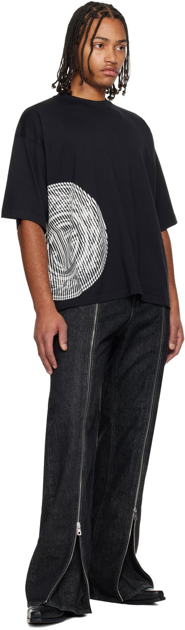 Тениска Jean Paul Gaultier 'JPG' Laurier Stamp Oversized Crewneck T-shirt Черно | 25/04-U-TO377-J017-0001, 3