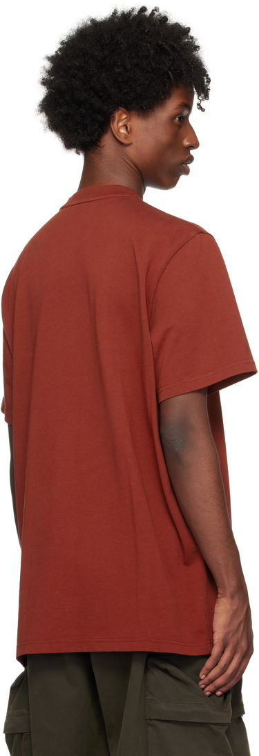 Тениска Moncler Moncler Printed T-Shirt Червено | J20918C0005083927, 2
