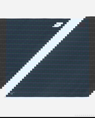 Шал WTAPS Plaid Bandana Тъмно синьо | 251WVDT-AC01 GREEN, 2