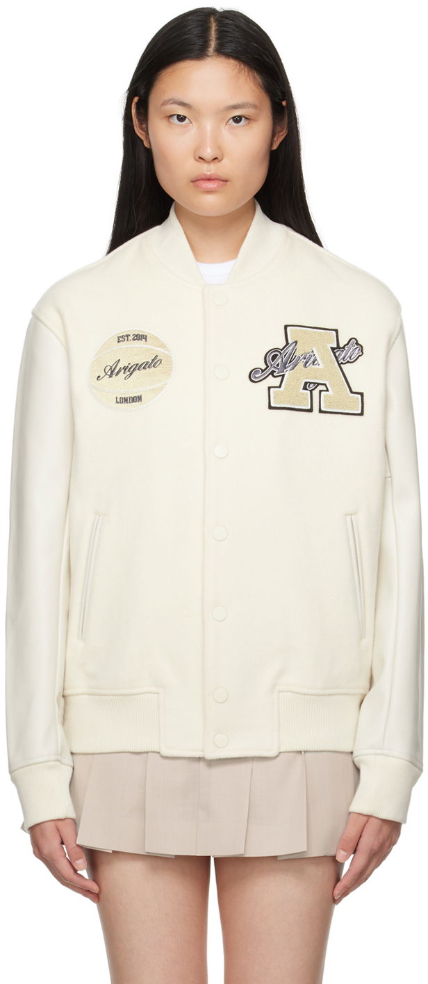 Яке бомбър AXEL ARIGATO Off-White Hudson Bomber Jacket Бяло | A1487002, 0