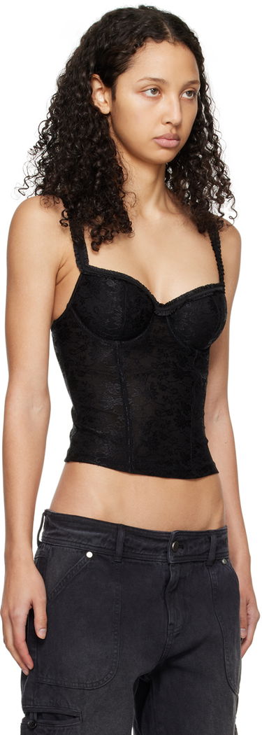 Сутиен GUIZIO Guizio Sella Lace Corset Top Черно | R24116K034, 1