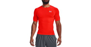 Тениска Under Armour HG Armour Comp Tee Червено | 1361518-810, 1