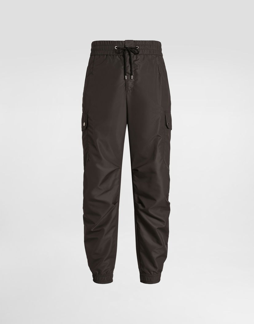 Карго панталони Dolce & Gabbana Dolce & Gabbana Nylon Canvas Cargo Trousers Черно | GP14PTFUS34N8476