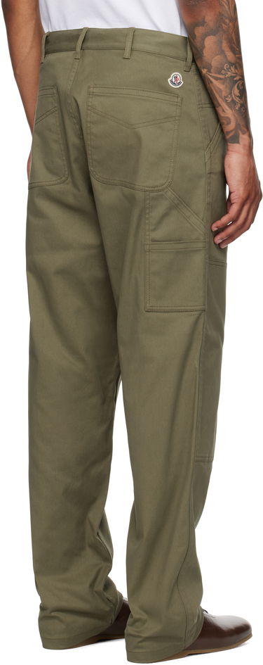 Панталони Moncler Moncler Gabardine Trousers Зелено | K20912A00003598R1, 2