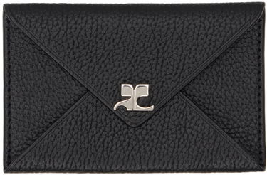 Портфейл Courrèges Grained Leather Card Holder Кафяво | 124GPM011CV0016, 4