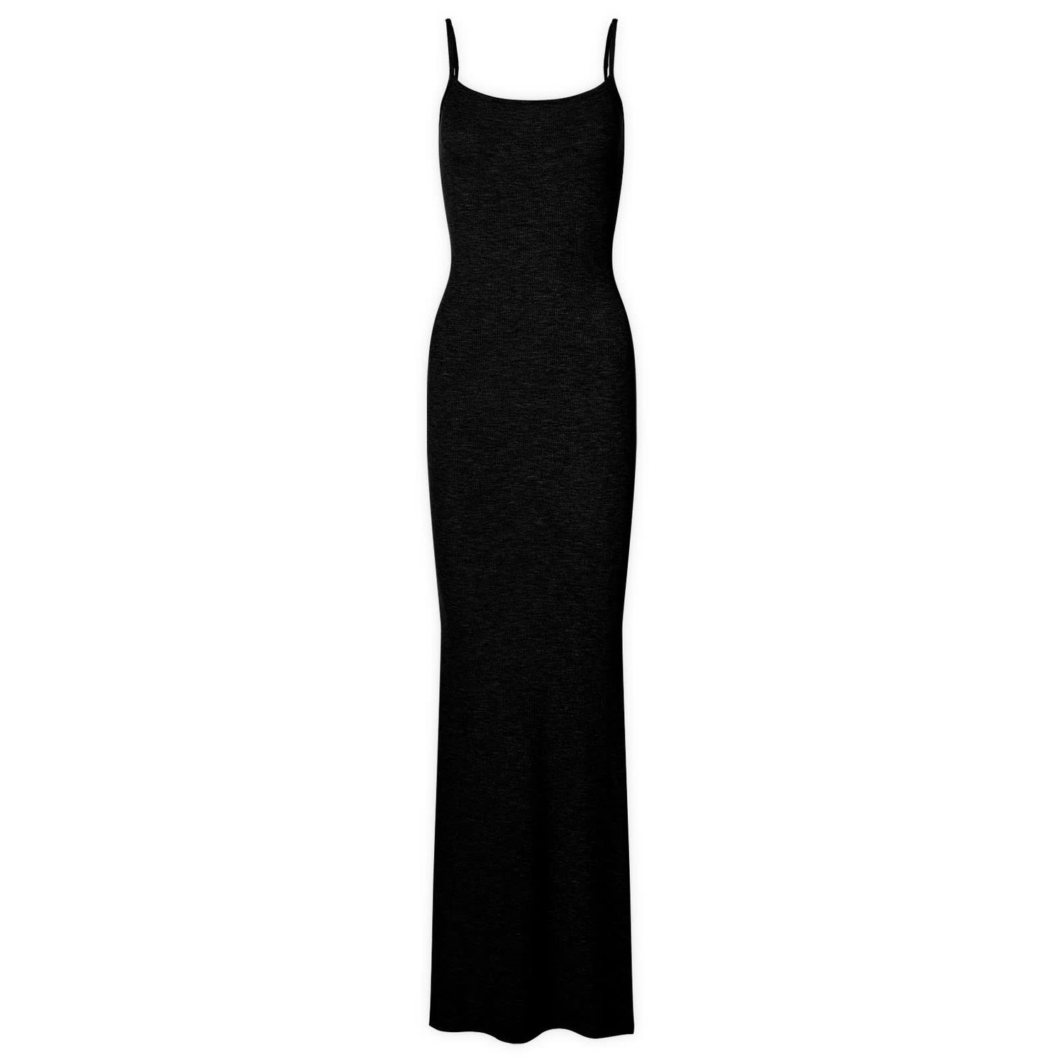 Pокля SKIMS Soft Lounge Long Slip Dress Черно | AP-DRS-0596-ON, 1