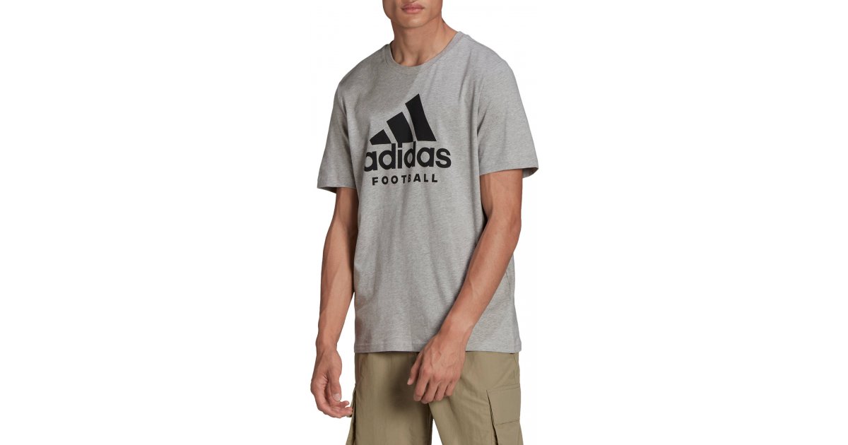 Тениска adidas Originals Football Graphic Tee Сиво | ha0906, 1