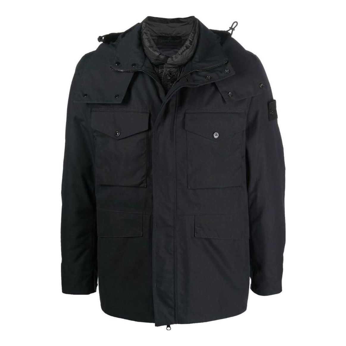 Парка Stone Island Detachable Hooded  Jacket Черно | 7715437F1-V0029, 0