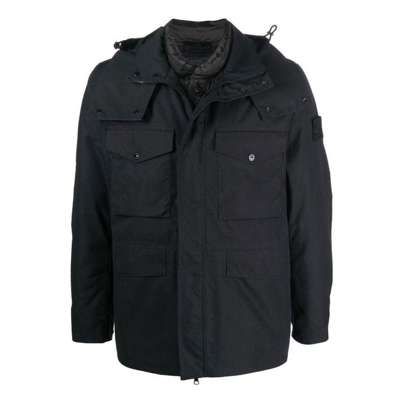 Парка Stone Island Detachable Hooded  Jacket Черно | 7715437F1-V0029
