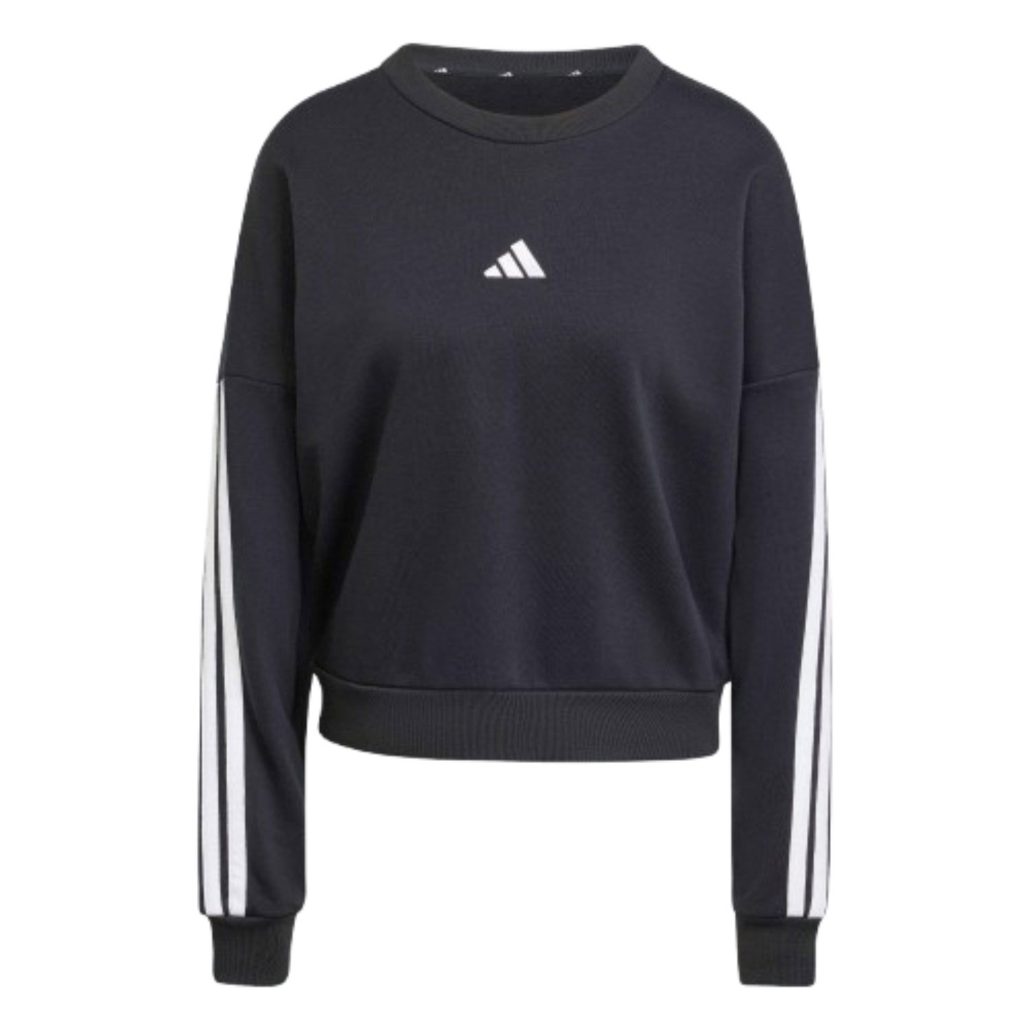 Суитчър adidas Originals Essentials 3-Stripes French Terry Sweatshirt Черно | JE0016, 0