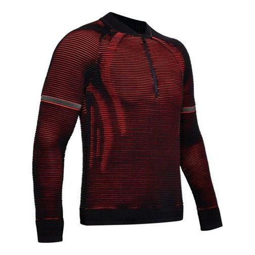 Пуловер Under Armour IntelliKnit 2.0 Stripe Running Long Sleeve Shirt Червено | 1350090-001