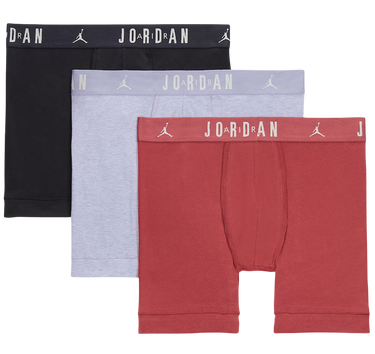 Боксерки Jordan Jordan Flight Cotton Core 3-Pack Boxer Shorts Червено | jm0622-x69, 2
