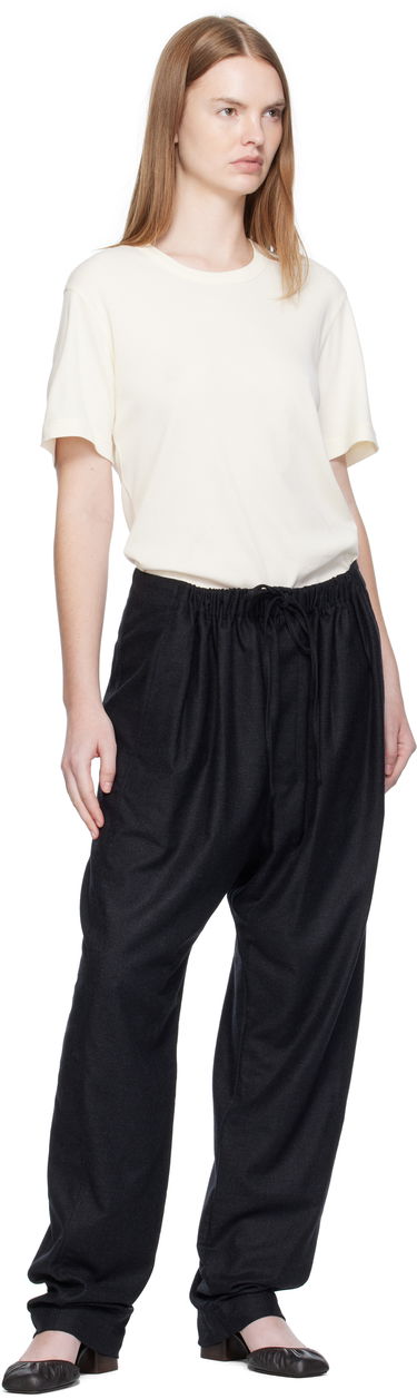Тениска LEMAIRE LEMAIRE Rib T-shirt Бяло | TO1440 LJ1016, 4
