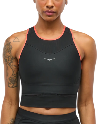 Потник Hoka One One Hoka Race Day Crop Top Черно | 1166630-blk, 0